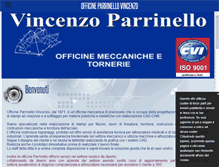 Tablet Screenshot of officineparrinello.com